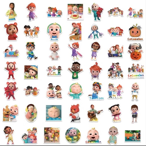 FREE W PURCHASE Cocomelon 50 Pack Stickers! - Picture 2 of 3